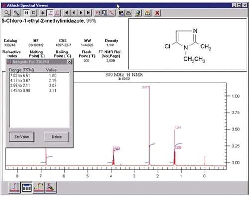 Z541265-1EA Aldrich FT-NMR Standard Library with Spectral Viewer on CD-ROM, Single User, Commercial