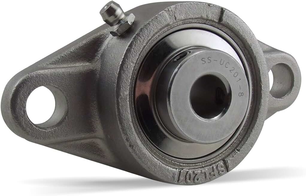 S-UCFL209C-45MM, 45mm Mounted Unit Bearing, 2-Bolt Flange S-UCFL209C-45MM