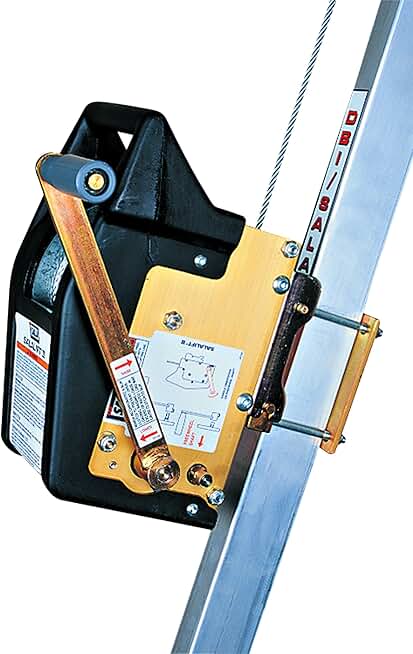 3M DBI-SALA Salalift II 8102007 Confined Space System 120-Feet Winch and 3/16-Inch Stainless Steel Cable, Swivel Snap Hook, Mounting Bracket, Carrying Bag