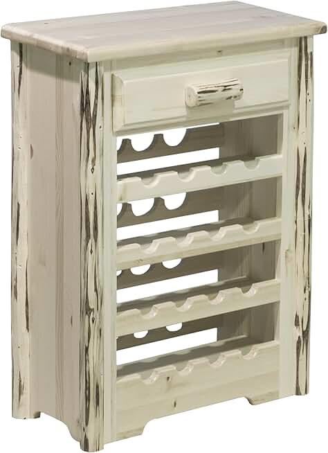 Montana Woodworks Collection Wine Cabinet, Ready to Finish