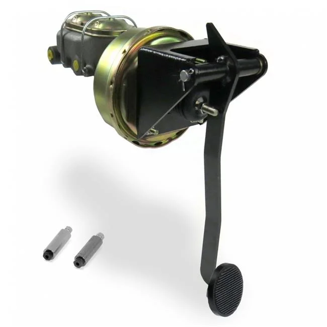 Helix Suspension Brakes & Steering  Universal Firewall 8 in. Single Brake Pedal Kit Disc & Drum 3 in. Black Pad