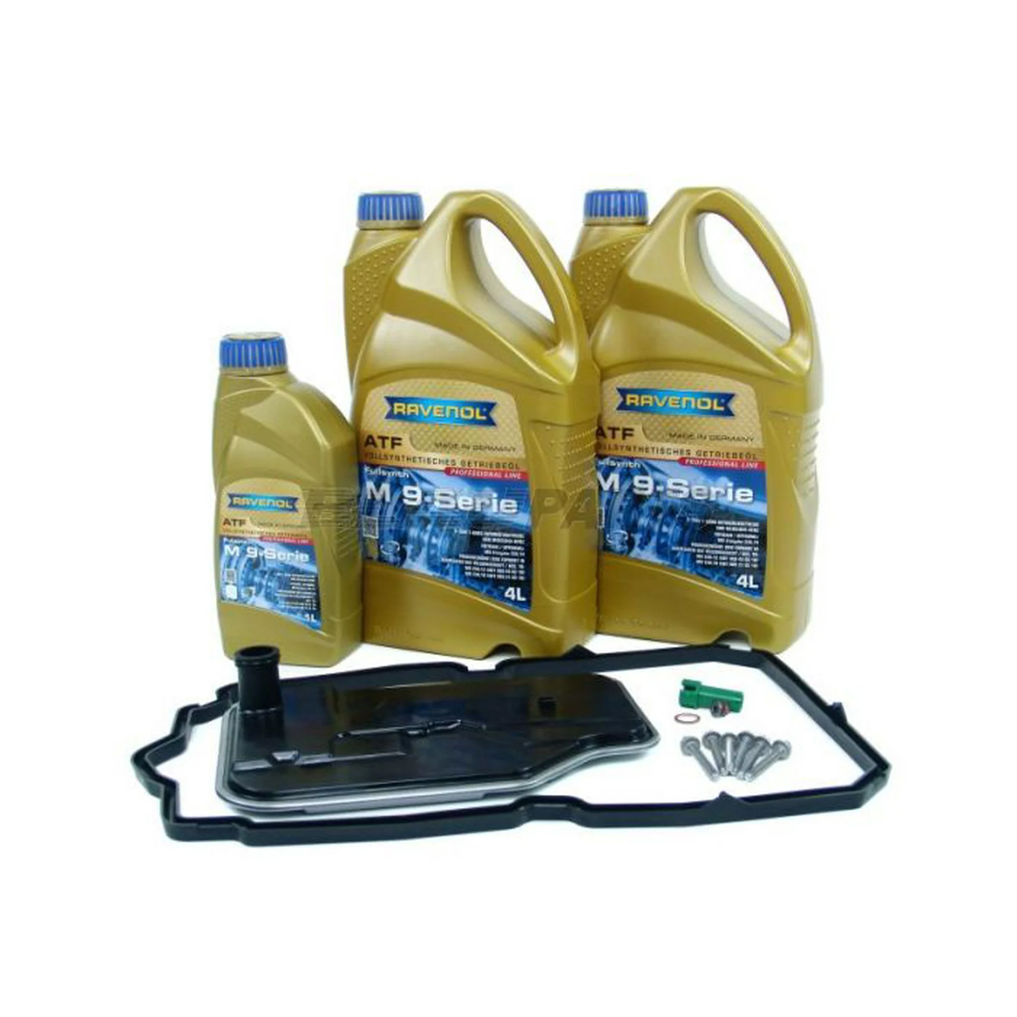 Blau F2A1538-C Automatic Transmission Fluid Change Kit - Compatible with 2005-09 Mercedes CLK-Class - 7 Spd (Fits Only 722.9 transmission with Red Fluid)