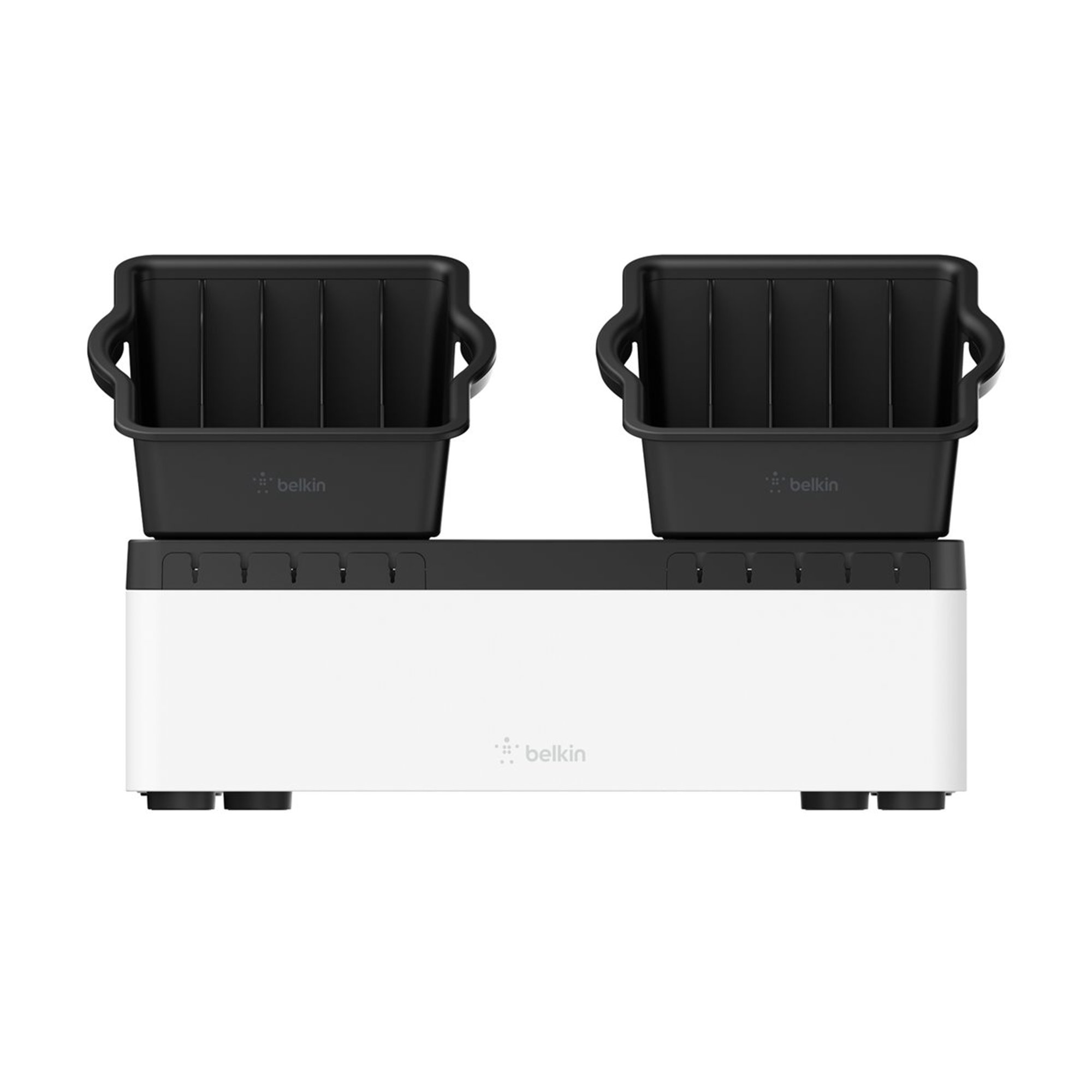 Belkin Store and Charge Go with portable trays - Charging station - 120 Watt - output connectors: 10