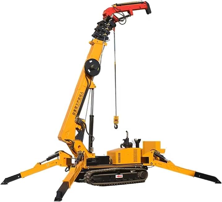 Portable Crawler Crane for Sale 1 ton 3 ton 5 ton Price Crane Lift 8t Fly jib