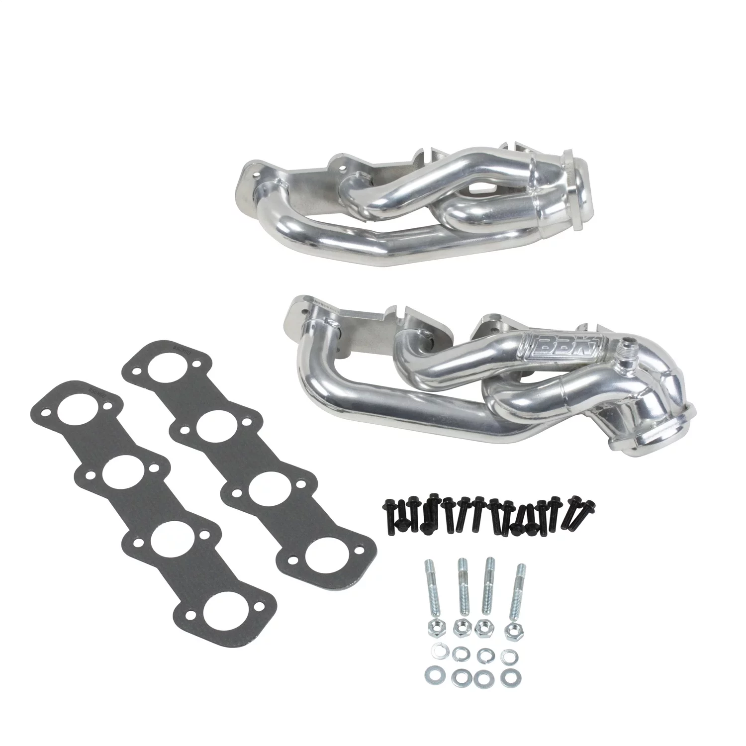 BBK Performance 35150 1-5/8 Shorty Headers Polished Silver Ceramic Coated Fits select: 1997-2003 FORD F150, 1997-2002 FORD EXPEDITION
