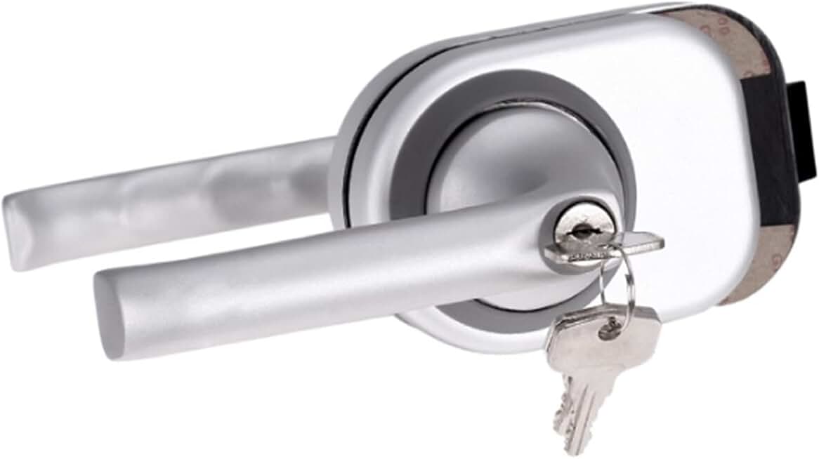 Sliding Handle Door Lock for Glass Door Women Dress Bag Store Office Hotel Building Hardware 1Pcs