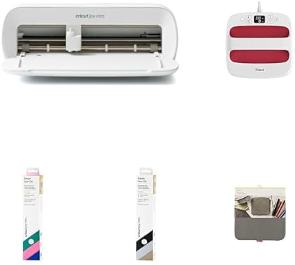 Cricut Joy Xtra | Iron On Starter Set - Includes EasyPress 2 Heat Press (9