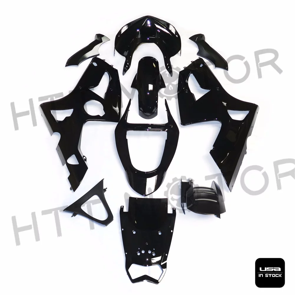 Black Fairing For Kawasaki Ninja ZX6R ZX-6R ZX 6R 636 2003 2004 Injection ABS
