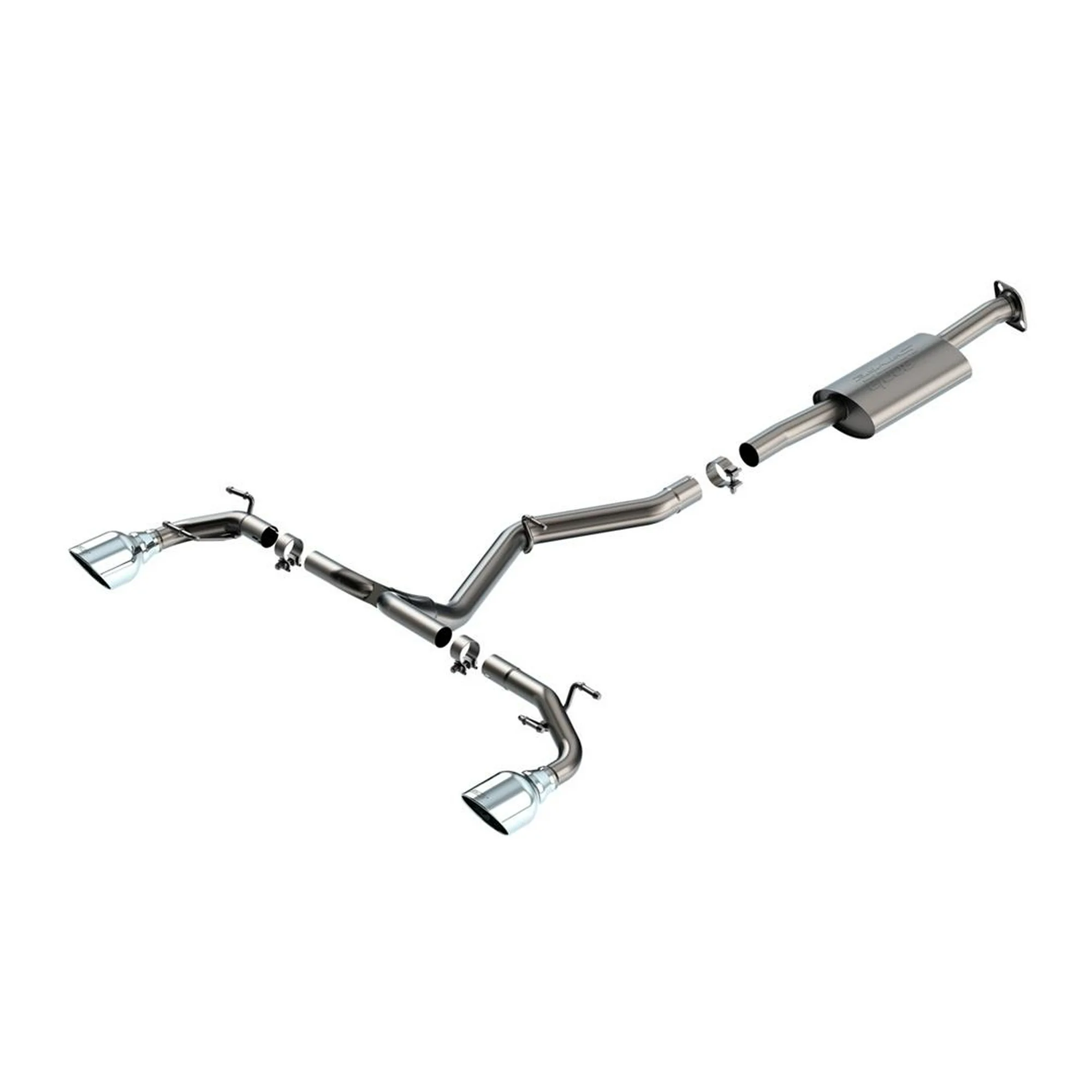 Borla 22-23 Subaru BRZ/Toyota GR86 2.4L RWD AT/MT S-Type Catback Exhaust - Polished Tips - 140909