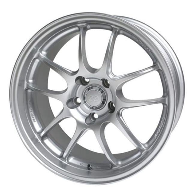17 x 8 in. PF01 5 x 114.3 mm 45 mm Offset Wheel for 2006-2010 Civic SI, Silver