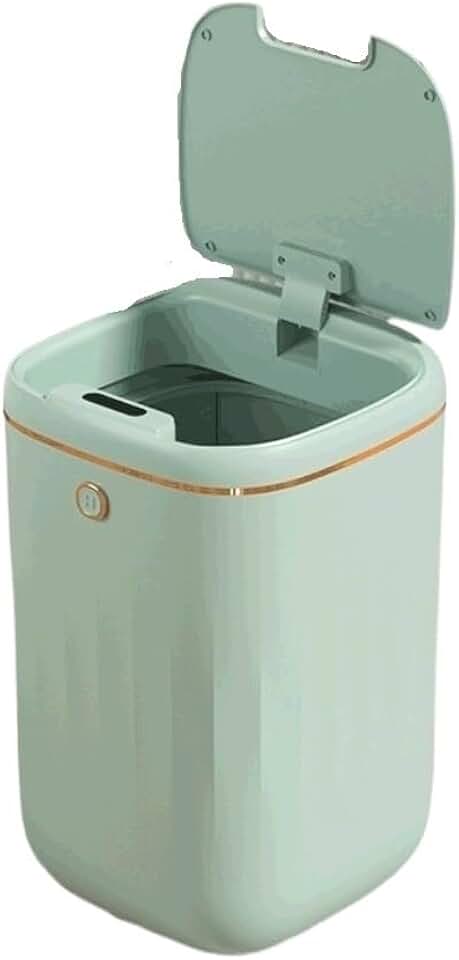 Smart Trash Can Large Capacity for Kitchen Bathroom Bin Induction Bin with Lid Smart Home Trash Can(D)