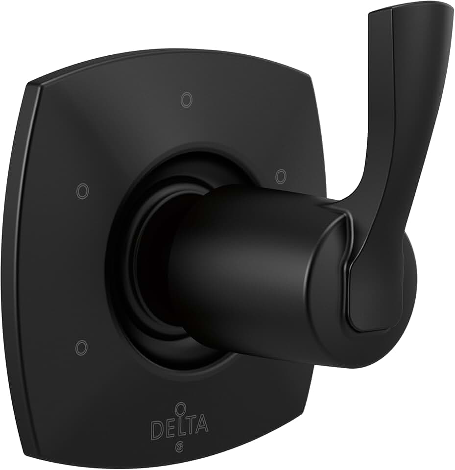 Delta Faucet T11976-BL Six Function Trim Diverter, Matte Black