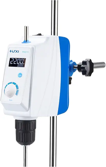 60L Overhead Stirrer LCD Digital Labotary Lab Stirrers Mixer Time and Speed Adjustable 30-2200rpm Max.100L Max.100000mpa.s Industrial Stirrer Mixer Homogenizer Grinder 110V 20/40/60/100L