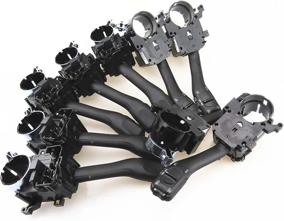 AZQFZ Steering Wheel Turn Signal Cruise Control Switch Stalk Compatible with VW Golf GTI Bora Passat Sharan Seat Alhambra 18G953513A(10pcs)