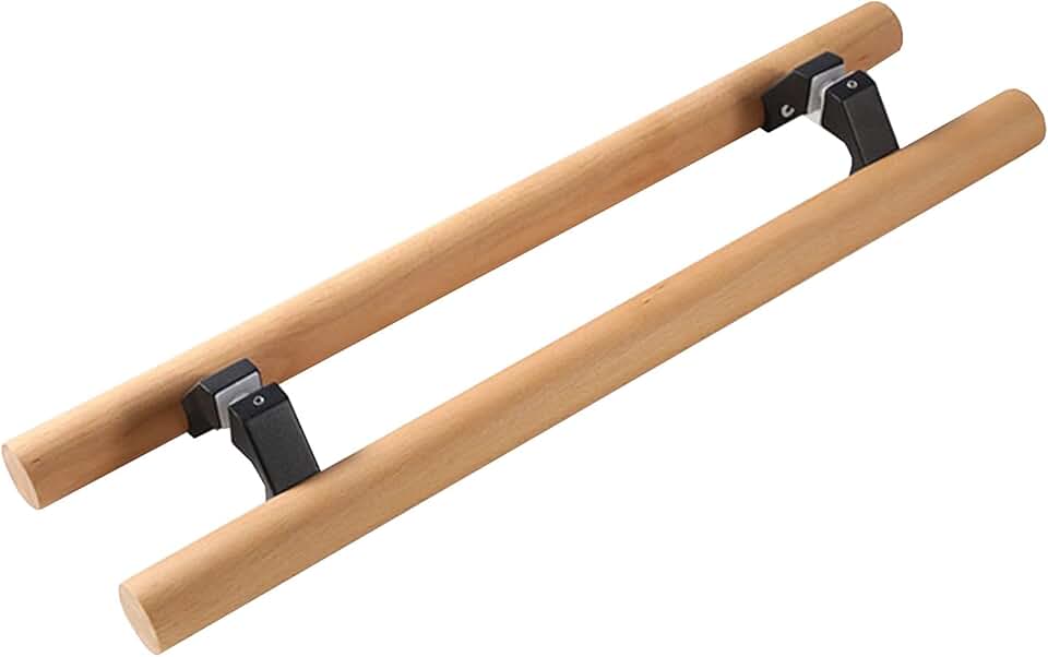 Modern Sliding Barn Wood Door Handle,Modern Natural Style Door Handle,Heavy Duty Interior Exterior Glass/Metal/Garage Door Handle,Easy to Install