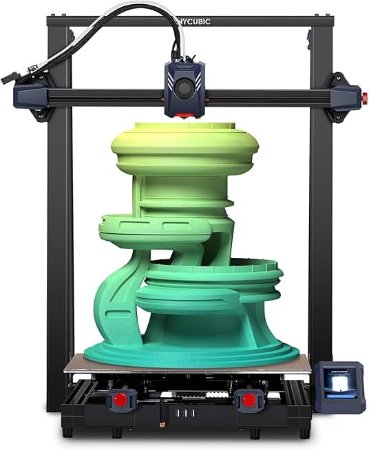 Anycubic Kobra 2 Max 3D Printer, 88L Large Build Size and 500mm/s High Speed 10X Faster, Auto Leveling Smart Z-Offset Compensation Enhanced Detail, Smart App and Easy to Use, 420x420x500mm Size