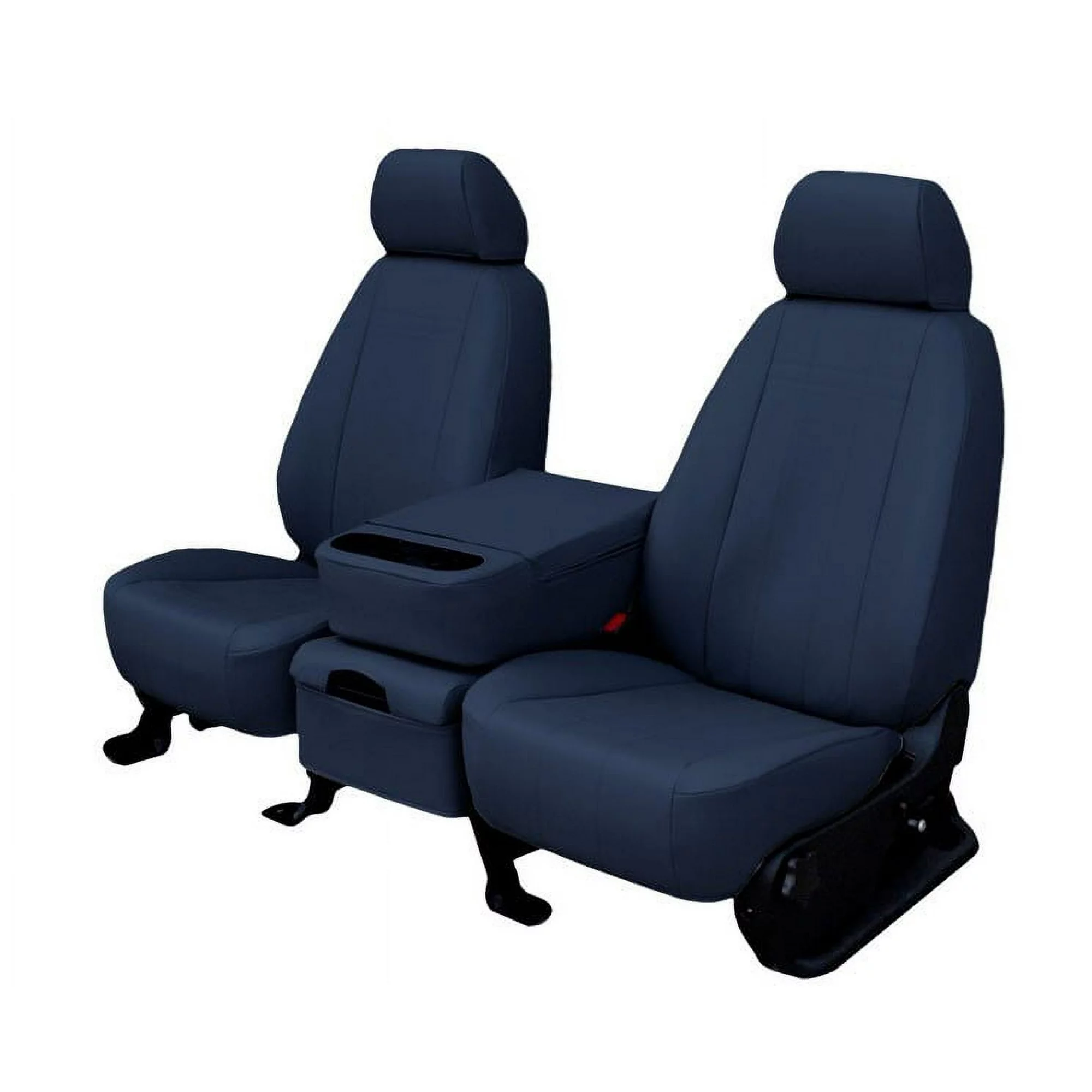 CalTrend Front Buckets Faux Leather Seat Covers for 2012-2013 Jeep Patriot - JP198-04LX Blue Insert and Trim