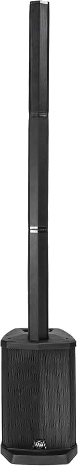 Gemini Sound WPX-2000TOGO Active Battery-Powered Column Line Array Speaker System - 1000W Peak Power, 8-Hour Playtime, Bluetooth, TWS Link, Wireless Audio, 3-Channel Mixer, Portable PA for DJs, Events