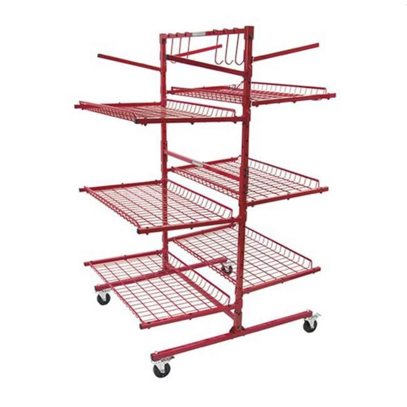 Innovative Tools & Technology SSPC-C Parts Cart C 6-Shelf Mobile Storage Rack