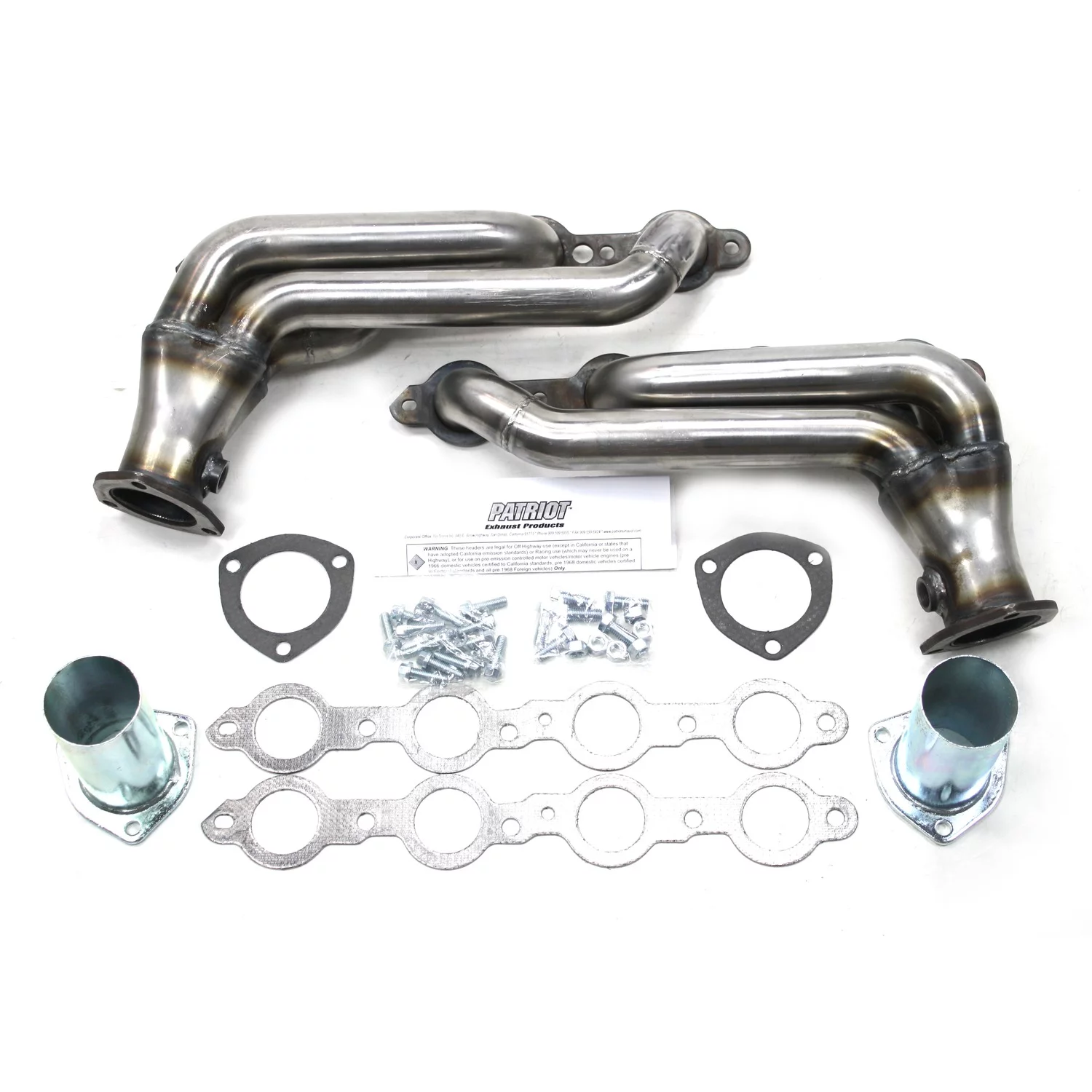 Patriot Exhaust H8086 Universal Straight Rod Header for LS1 Engine