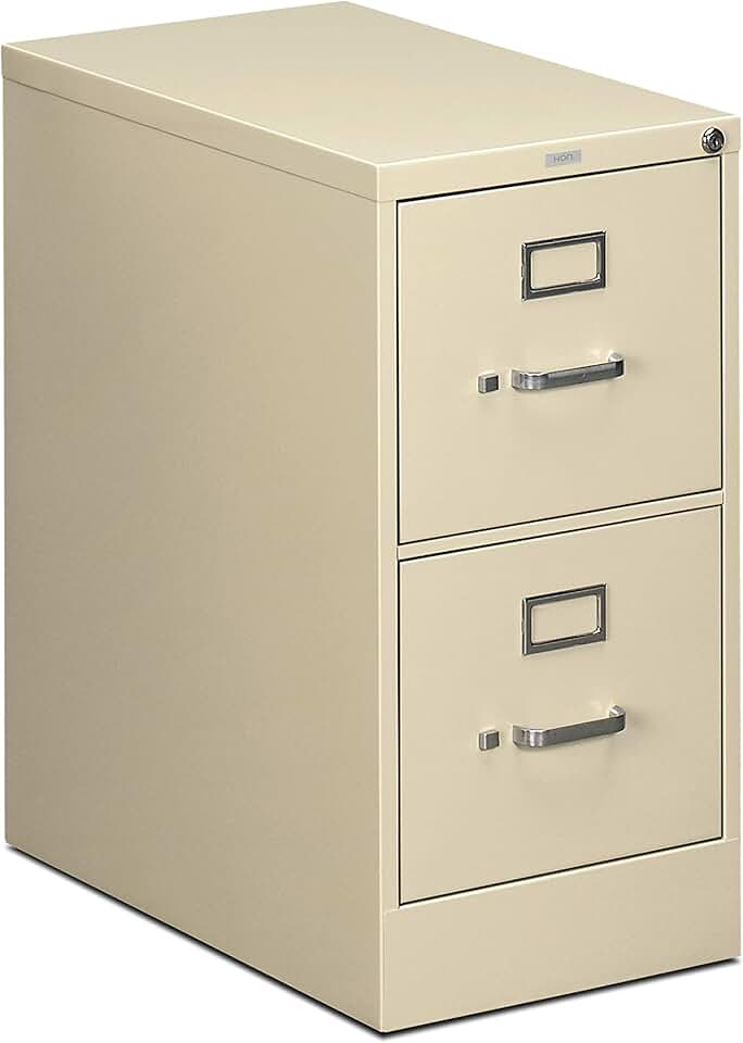 HON Two-Drawer Filing Cabinet- 510 Series Full Suspension Letter File Cabinet, 29 by 15-inch, Putty (H512)