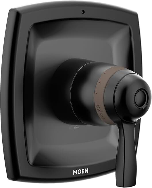 T4691BL Voss ExactTemp Thermostatic Trim Kit, Valve Required, Matte Black