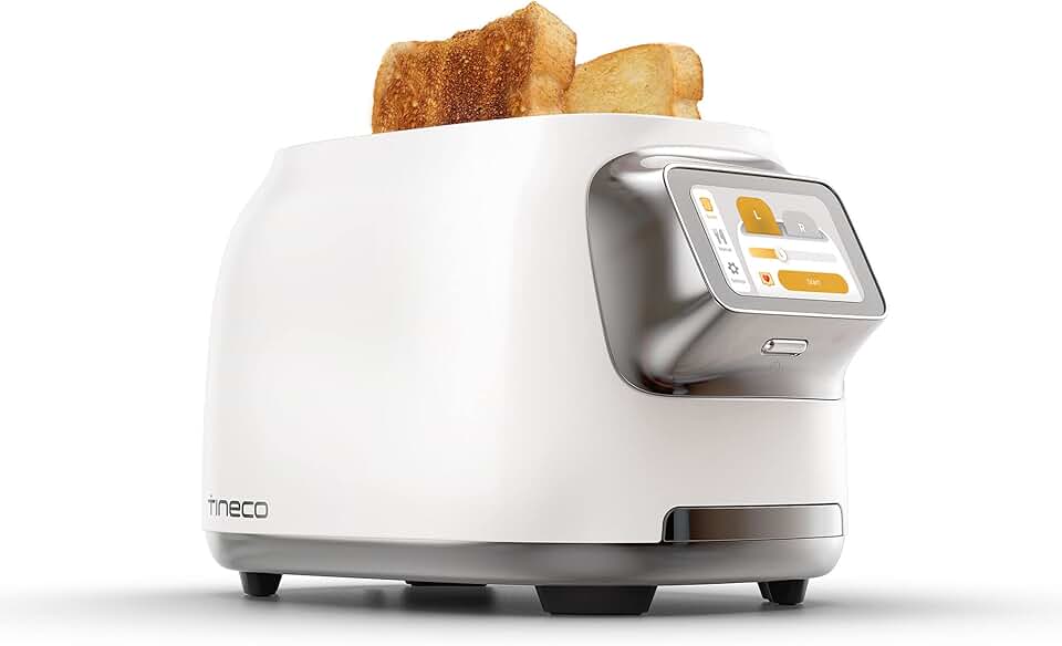Tineco TOASTY ONE Smart Toaster with Touchscreen, Auto Lift and Lowers,2- Slice Toast Individually, High-End Stainless Steel Design with Limitless Toasting Adjustment, Fresh, Reheat and Frozen