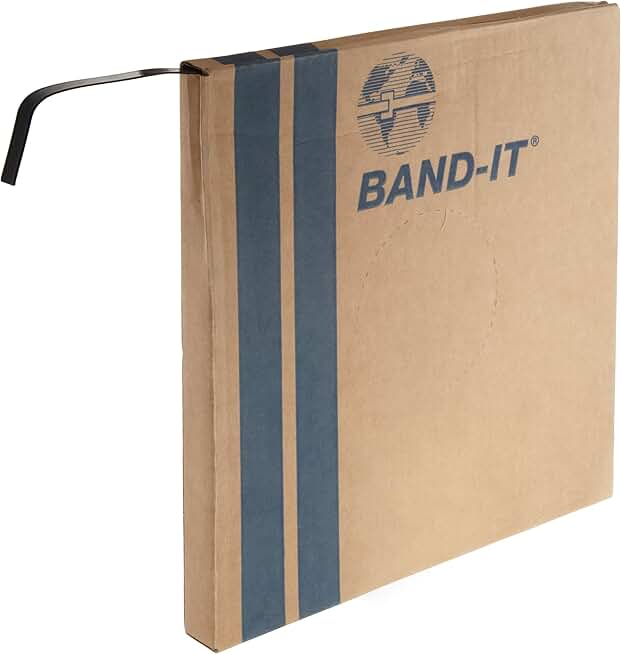 Band-It Coated Band, AE4349, 316 Stainless Steel, 1/2