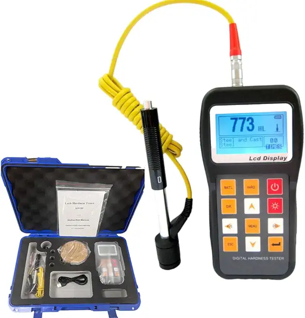 Portable Brinell Hardness Tester KH180,can be Freely Converted to All Hardness Systems (HL, HB, HRB, HRC, HRA, HV, HS) Without Calculation