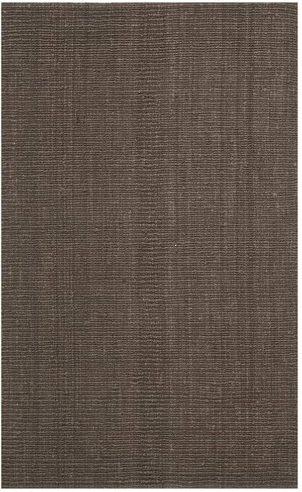 SAFAVIEH Natural Fiber Collection Area Rug - 8' x 10', Brown, Handmade Chunky Textured Jute 0.75-inch Thick, Ideal for High Traffic Areas in Living Room, Bedroom (NF447D)