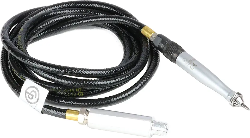 Chicago Pneumatic CP9361 - Engraving Pen Air Scribe, Use with Stencils on Metal & Glass, 1/8 Inch (3 mm), Hex Shank, Rolling Throttle - 13500 Blow Per Minute