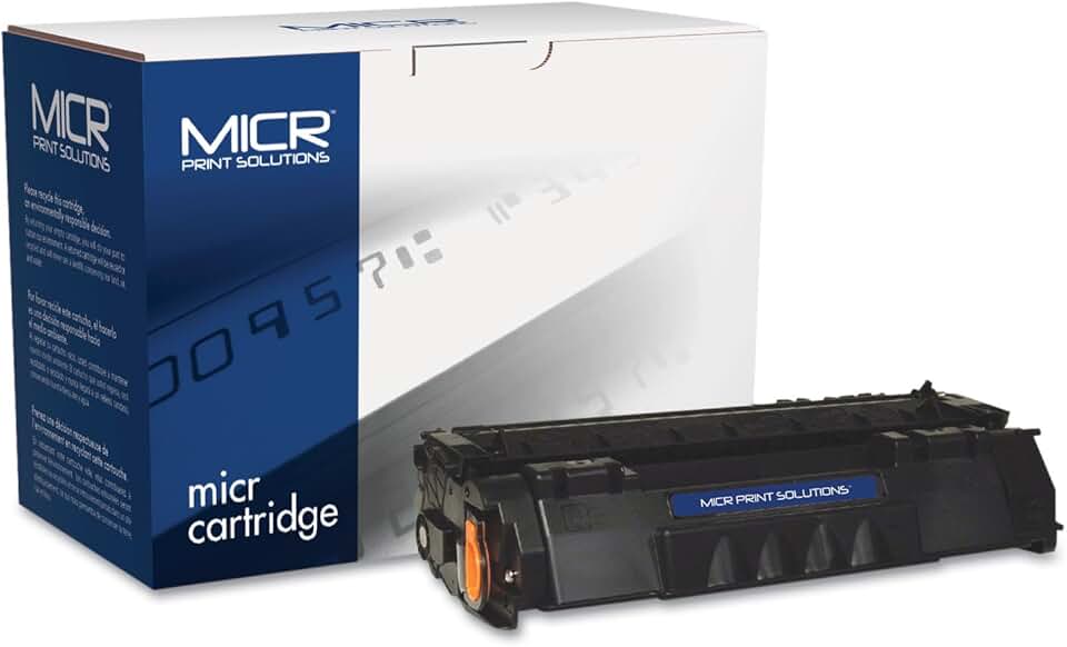 49XM Compatible with Q5949XM High-Yield MICR Toner, 6,000 Page-Yield, Black in Retail Packaging