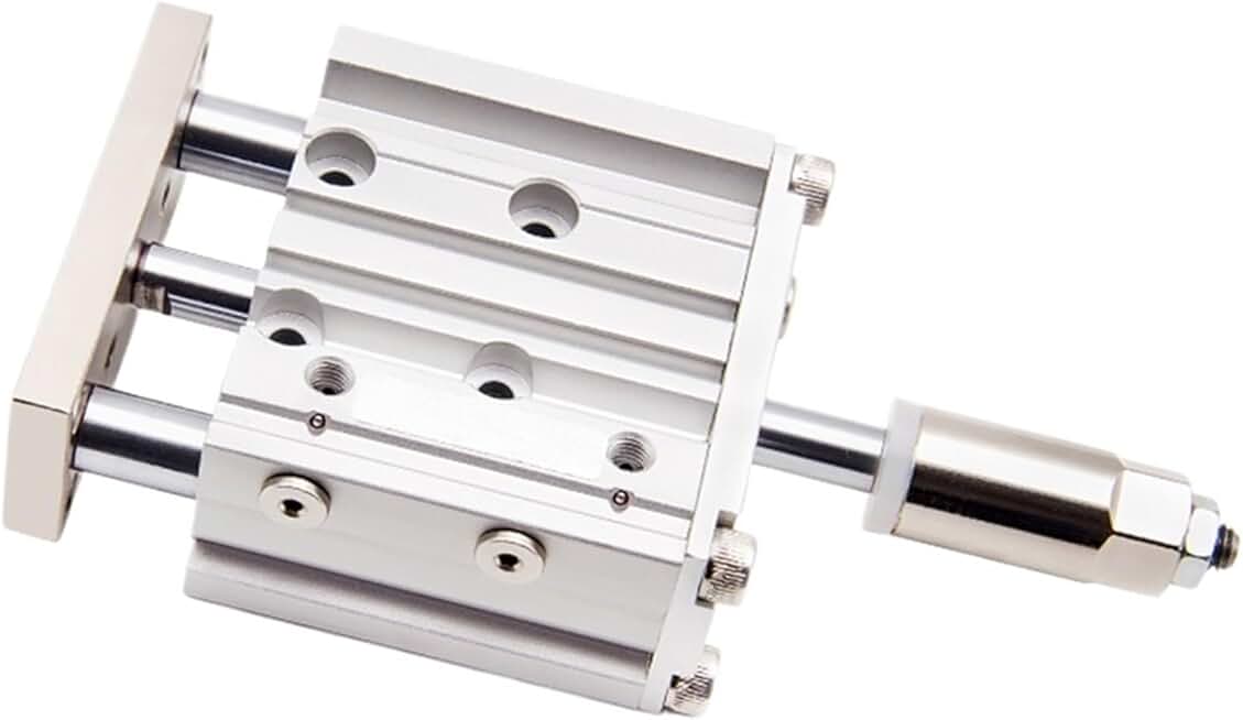 MGPM32/40/50 Adjustable Stroke Bore Size 32mm/40mm/50mm Three Axis with Rod Compact Guide Air Actuator Pneumatic Cylinder 1Pcs(MGPM40x100-50-XC8)