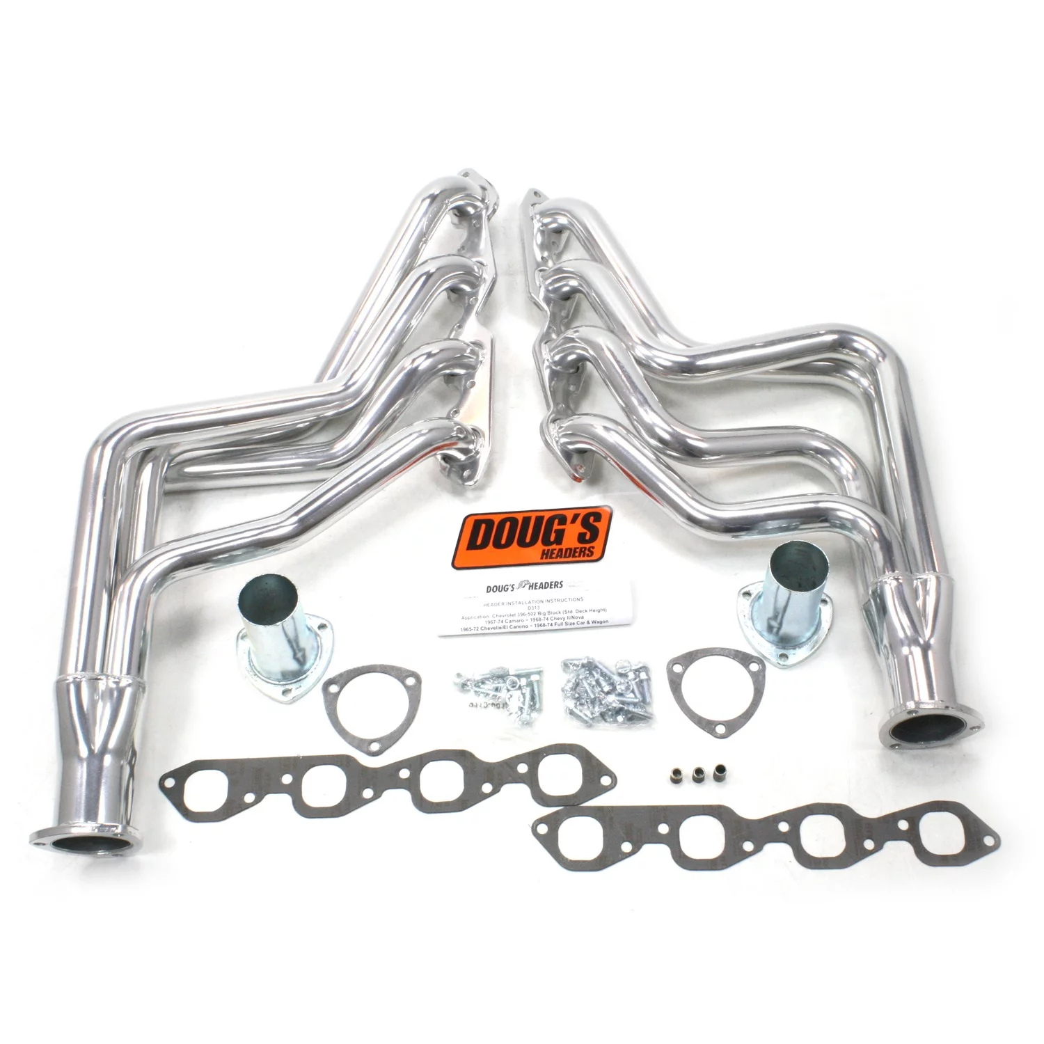 Patriot Exhaust D313 Full Length Headers for Big Block Chevy Fits select: 1972-1981 PONTIAC FIREBIRD, 1970 CHEVROLET EL CAMINO