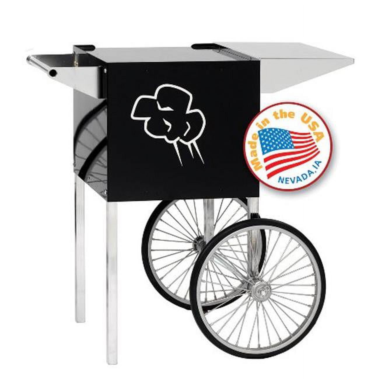 Paragon - Manufactured Fun  Small Contemporary Popcorn Machine Cart in Black