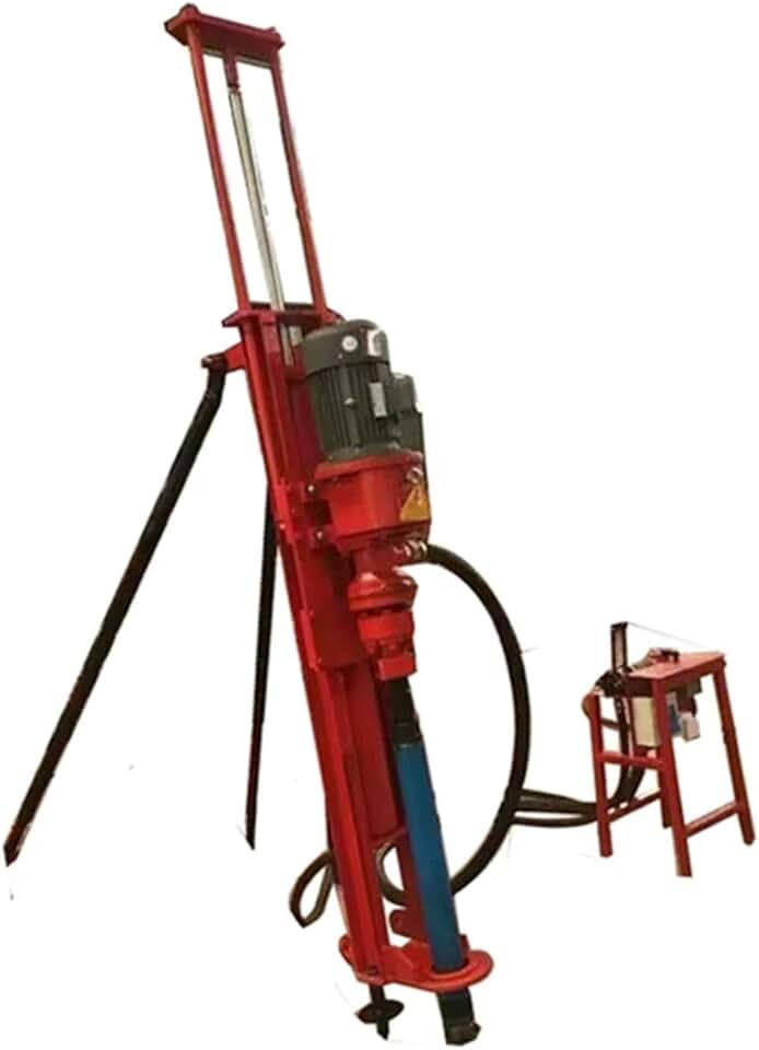 Mining Rotary Drilling Machines Portable Electric DTH Drilling Rig with Air Compressor Use