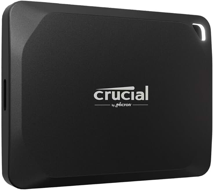 Crucial X10 Pro 4TB Portable SSD - Up to 2100MB/s Read, 2000MB/s Write - Water and dust Resistant, PC and Mac, with Mylio Photos+ Offer - USB 3.2 External Solid State Drive - CT4000X10PROSSD902
