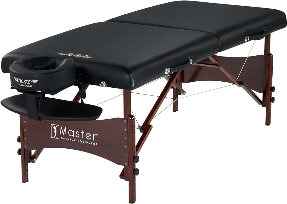 Master Massage Newport Portable Massage Table Package with Denser 2.5