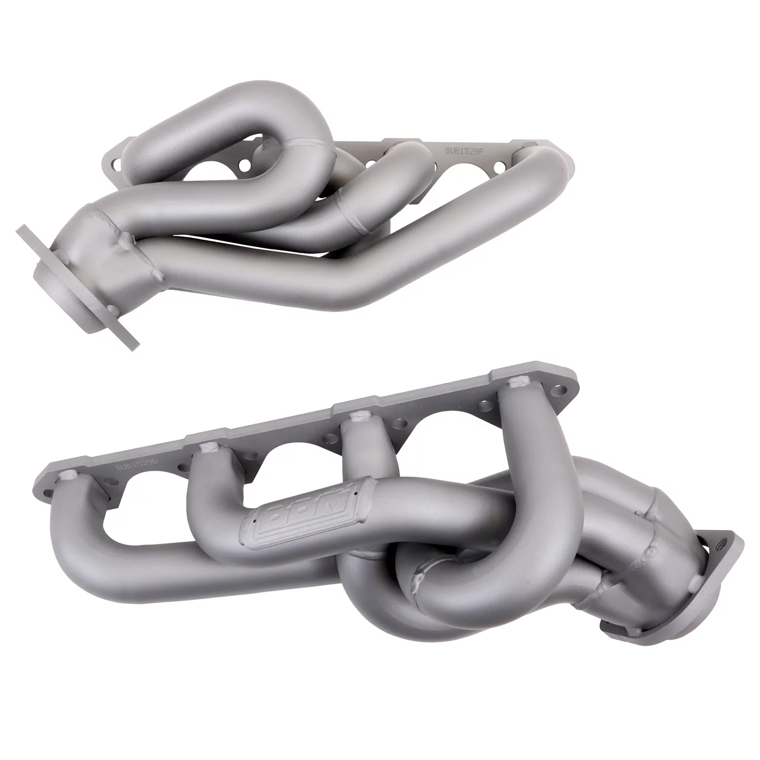 BBK Performance 1529 Equal Length Shorty Headers 1-5/8 - Titanium Ceramic Coated