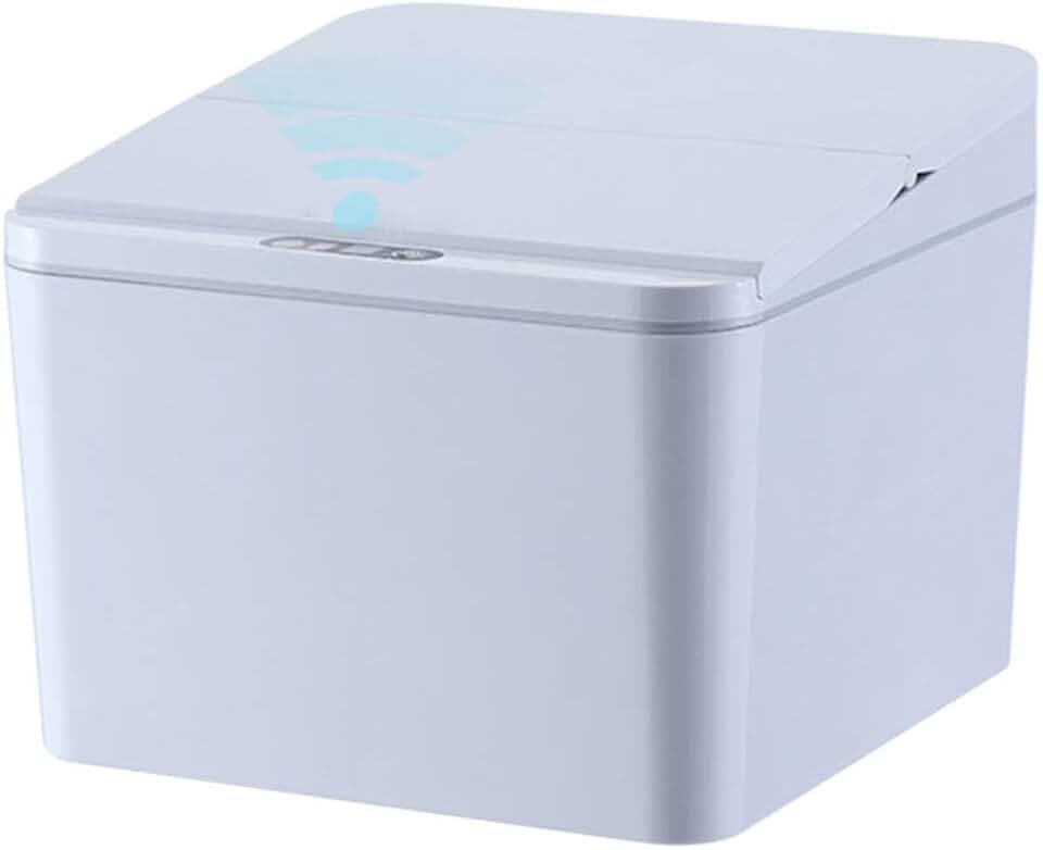 4L/6L Touch-Free Trash Cans Rechargeable Smart Trash Bin Motion Sensor Automatic Garbage Can Waste Bins(E,6L)