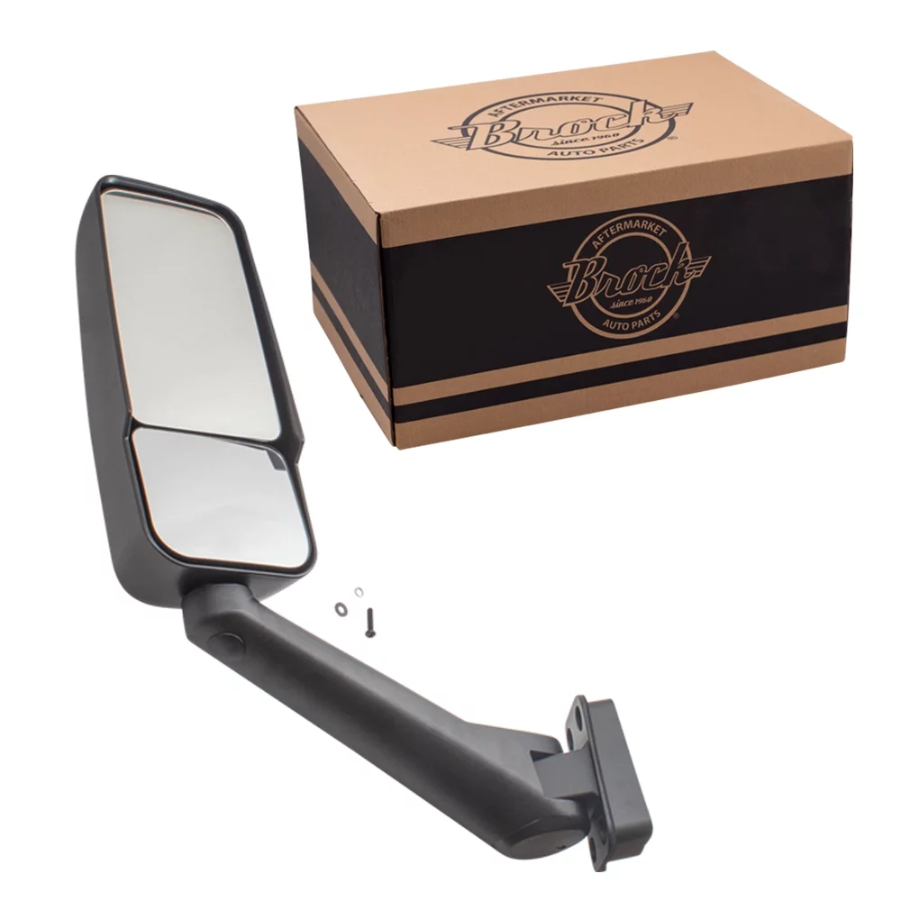 Brock Replacement Driver Manual Side View Door Mirror Compatible with 2003-2009 Kodiak Topkick Truck 25886109