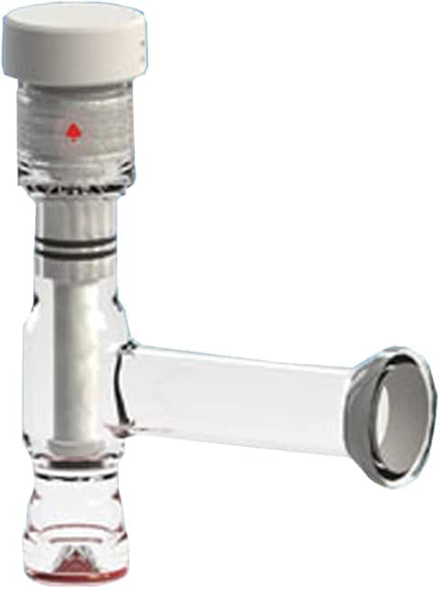 3973-01 Series Model R220 Connecting Tube for Rotary Evaporator Assembly, 1 Right, Poly-Coated, Double Receiver