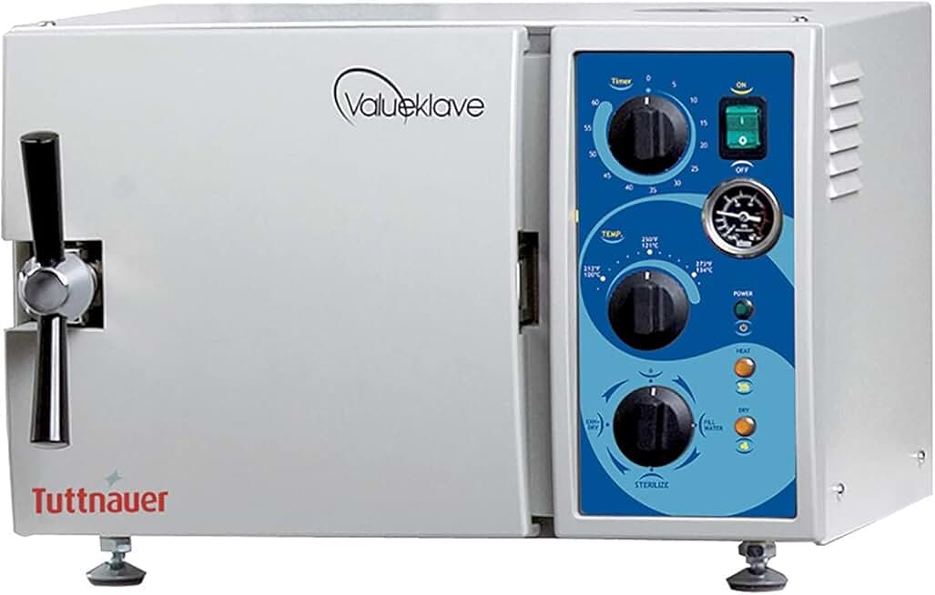 Tuttnauer 1730 Valueklave, Compact Footprint and Easy Operation, Ideal Autoclave For Small Offices