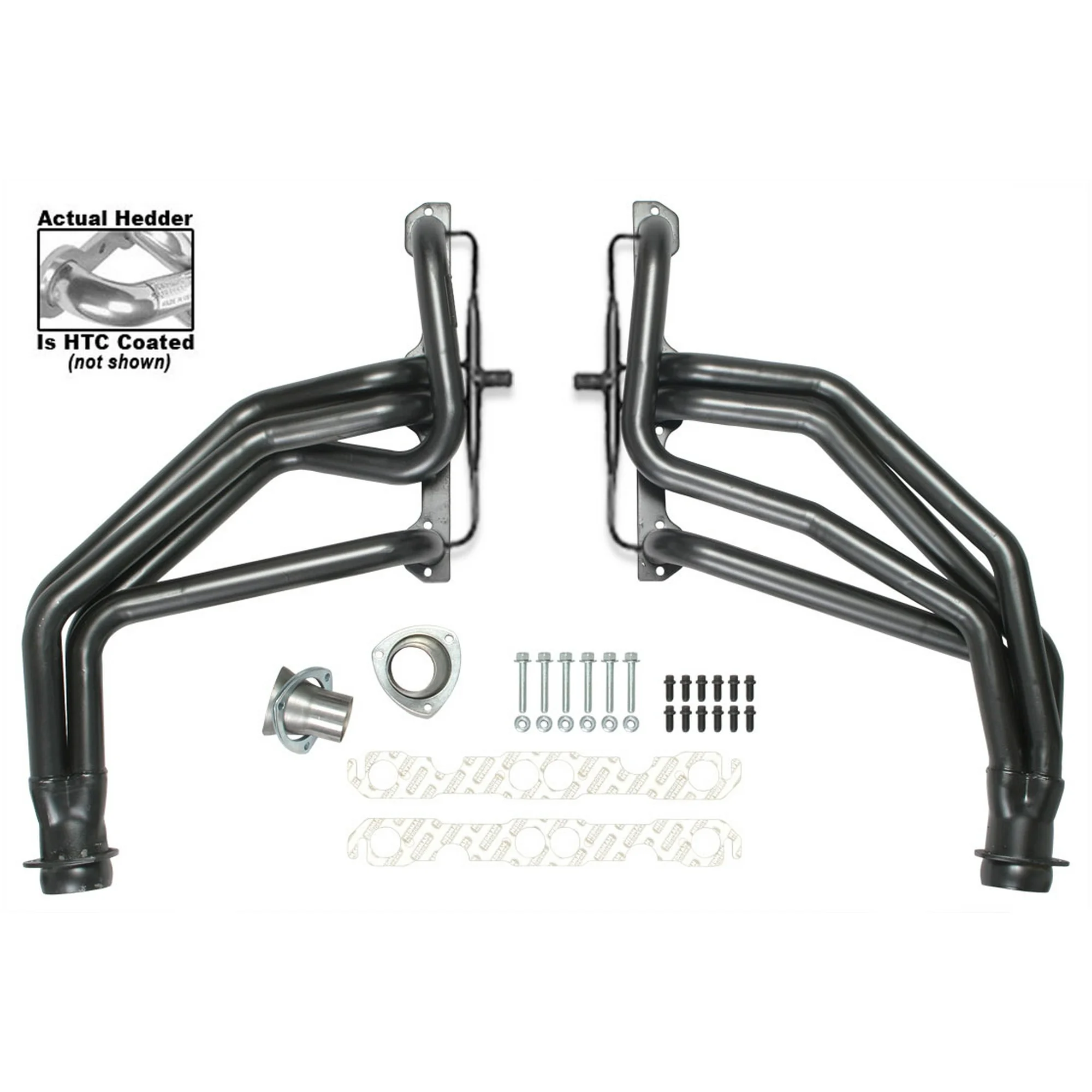 Hedman HTC Hedders Exhaust Header (Coated) - 66091 Fits select: 1967-1986 CHEVROLET C10, 1987 CHEVROLET R10