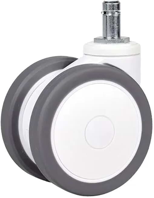 Caster 3 Inch for Silent Caster Universal Wheel Wheel M12 with Brake Wheel 5Pcs(M11 X 21 Brake)