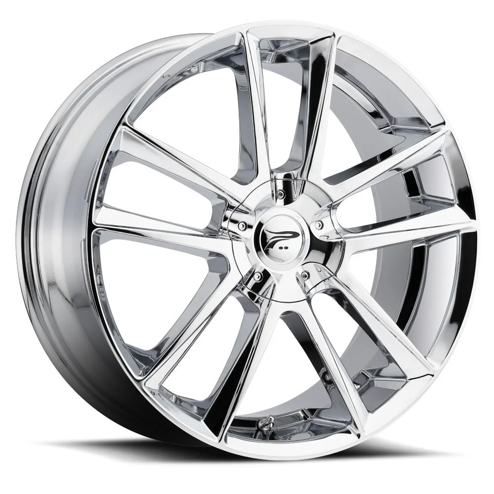 16x7 Platinum 436C Gemini Chrome Plated Wheel 5x108 (40mm)