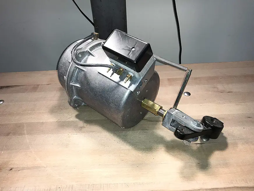 Johnson Controls D-3244-3 Series D-3240 Pneumatic Piston Damper Actuator, Single 8 to 13 psig Spring with D-9502-5 Positioner, Swivel Mount Bracket, Clevis, and Crank Arm, 4