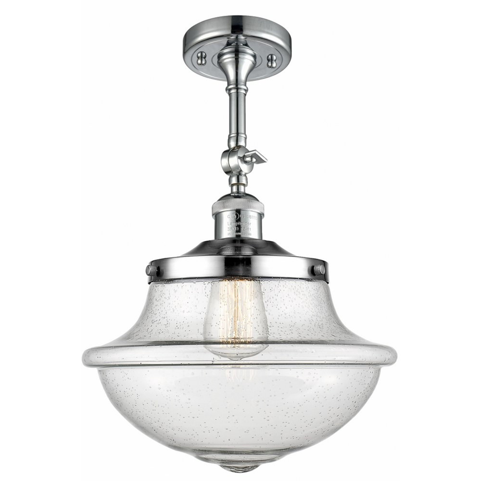 Innovations Lighting - Oxford - 1 Light Adjustable Semi-Flush Mount In