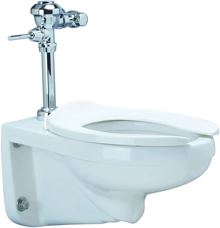 Zurn Z.WC2.M Zurn One Manual Wall Hung Toilet System with 1.28 GPF Flush Valve