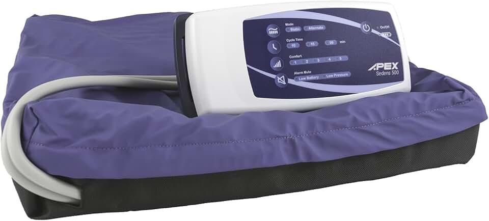 Alternating Pressure Wheelchair Cushion by MobiCushion - Pneumatic Air Pillow - Relief for Pressure Sores – Low air Loss - Reduces Pressure While Sitting - Rechargeable Battery - Taiwan 17